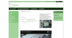 Desktop Screenshot of foamcut.de